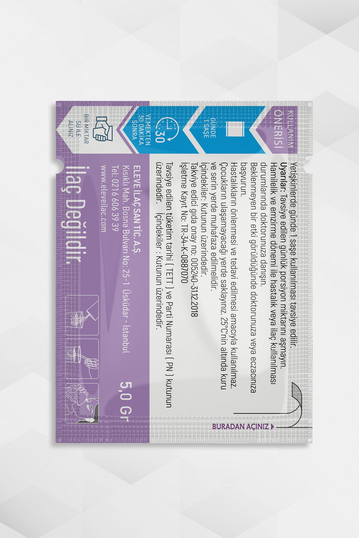 GOODDAY İNSULEX 1 30 SAŞE TAKVİYE EDİCİ GIDA