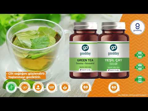 GOODDAY GREEN TEA + RESVERATROL 60 TABLET TAKVİYE EDİCİ GIDA